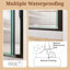 32"W x 72"H Semi-Frameless Circular Pivot Shower Door in Matte Black With 1/4" (6mm) Thick SGCC Tempered Glass-125362324