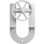 Ensemble de quincaillerie de porte de grange simple standard Premium Wagon Wheel Horseshoe Roller Hanger