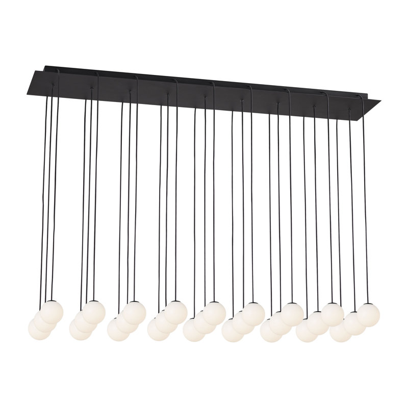 Orbet LED Chandelier, Nightshade Black