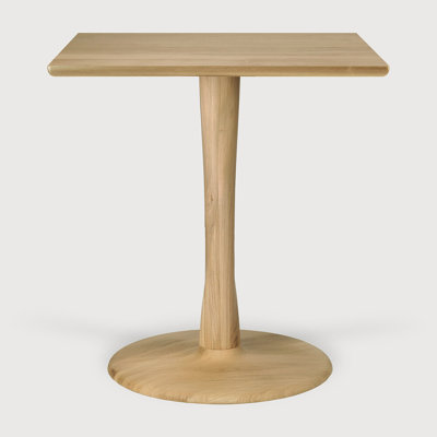 Torsion Square Solid Oak Dining Table