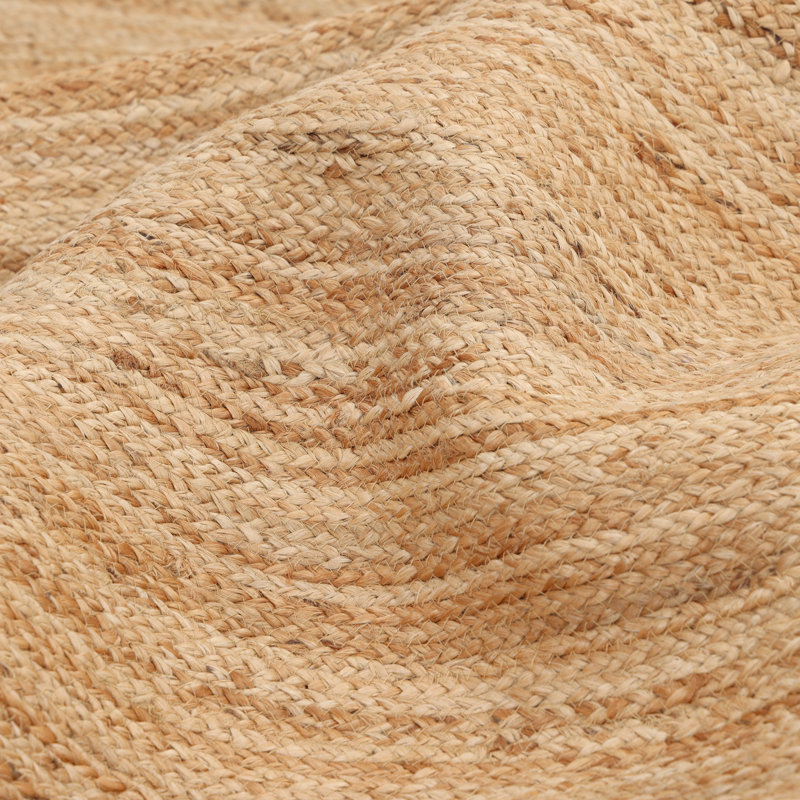 Flatweave Tencel Geometric Area Rug, Rectangle 5' x 8', Brown