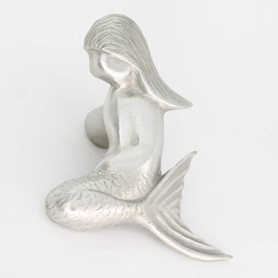 3" Mermaid Left Facing Knob