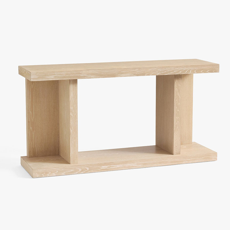 Console de style nordique rétro simple, H 29,5 po x l 55,1 po x P 13,8 po