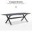 Red Barrel Studio® 11 Pieces Patio Dining Sets All-weather Wicker Patio Furniture With Large Size Rectangular Table Seating Sets For Garden Backyard Deck Outdoor Dining Sets With Cushions And Pillows