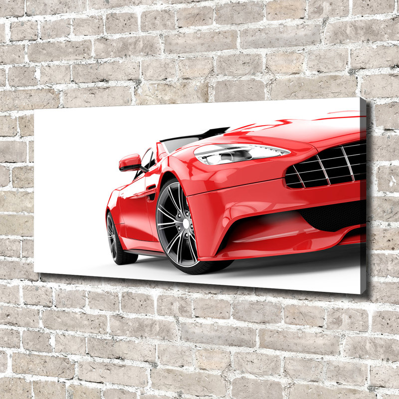 Sports Car - Wrapped Canvas Print