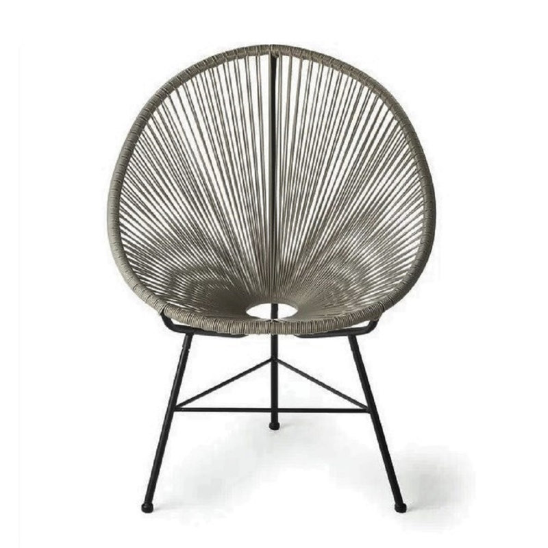 Heidine Patio Chair, Gray/Black