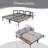 Modern Outdoor Daybed Patio Metal Daybed-668320075