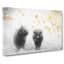 Two Highland Cows In Abstract - Wrapped Canvas-55372225