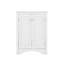 Armoire de rangement triangulaire avec 3 tablettes réglables-113930264