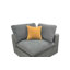 Canapé modulaire désossé avec revêtement à compression complète semblable à un grain de café, extension instantanée, sans assemblage, comprend des coussins décoratifs.-50850050