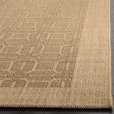 Tapis brun en jute / sisal Andressa