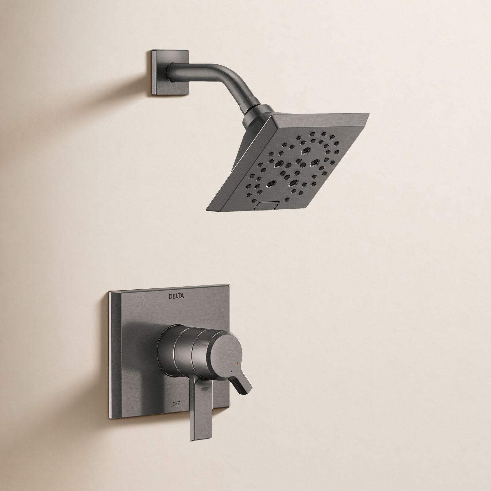 Pivotal® H2Okinetic® Shower Faucet, Black