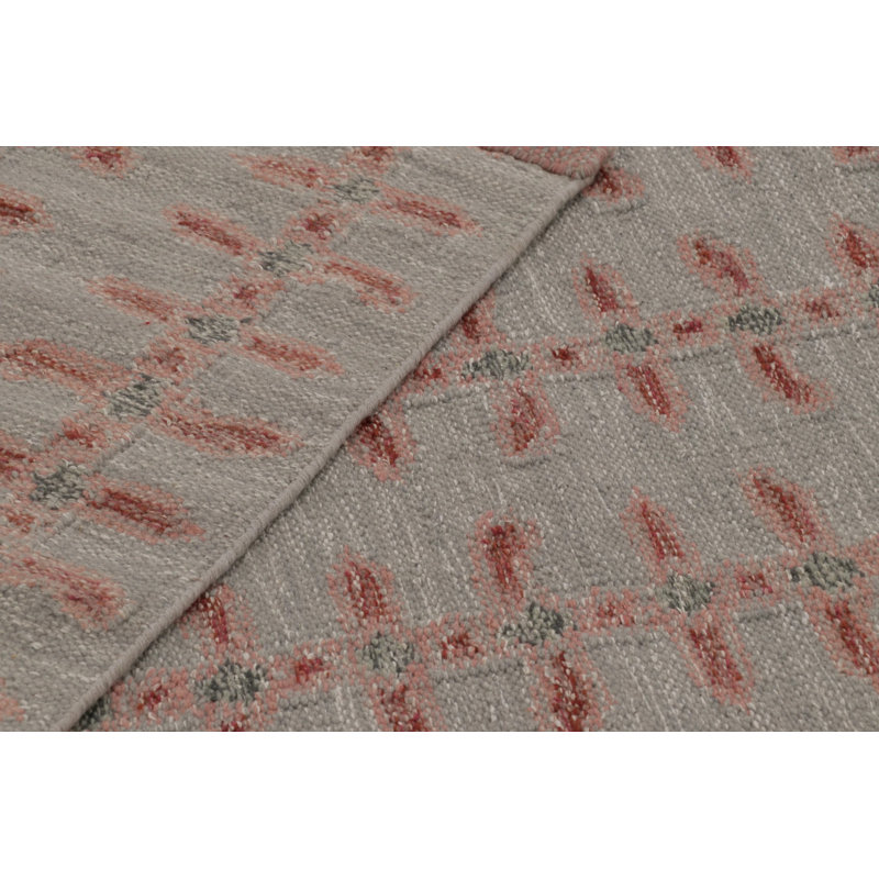 Scandinavian Wool Geometric Area Rug, Rectangle 12' x 15'
