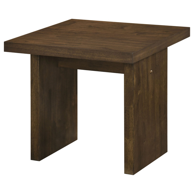 Vule Square Occasional Side End Table Walnut, Walnut
