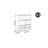 Italian style display bookcase