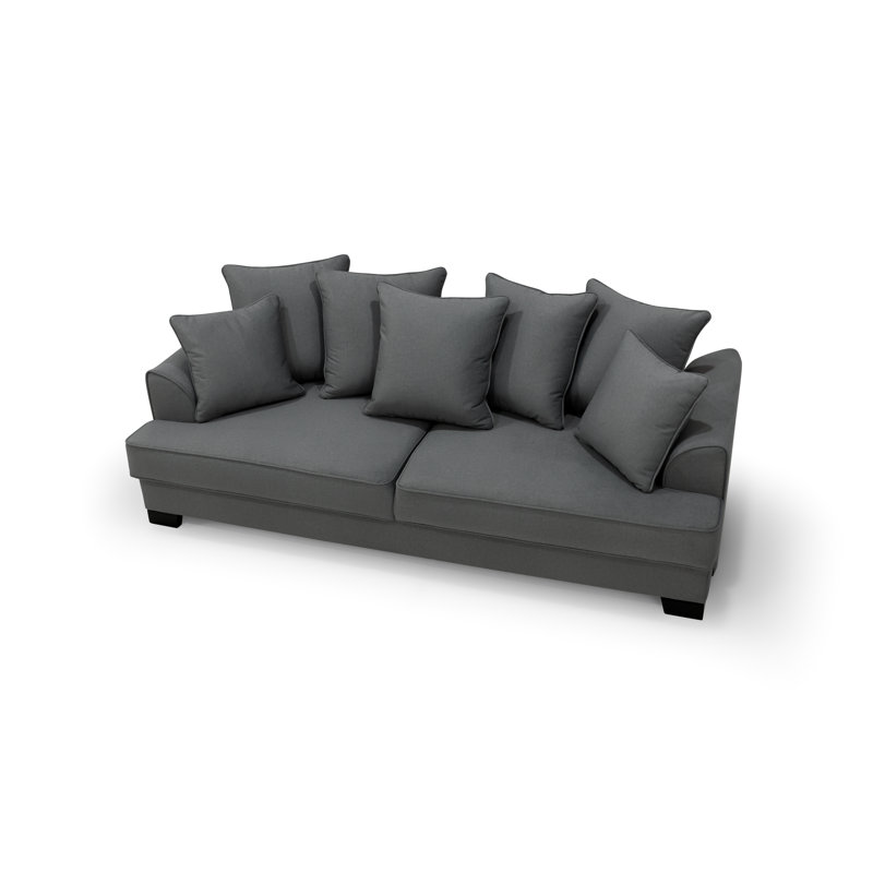3 Seater Sofa, Dark Grey
