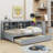 Daybed With Trundle, Shelf And USB Charging Ports-1372601634-1343427832