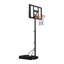 Système de cerceau de basketball réglable réglable, but extérieur de 4,4 pi à 10 pi de hauteur avec panneau arrière en PC et roulettes pour l'allée