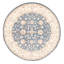 Tapis bleu foncé Peshawar Oushak 9 pi 0 po x 9 pi 0 po