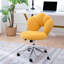Chaise de bureau pivotante à 360 ° en tissu, réglable en hauteur, cinq pour faciliter le déplacement, coussin éponge haute densité, conception ergonomique, capacité de mobilité de 220 lb,