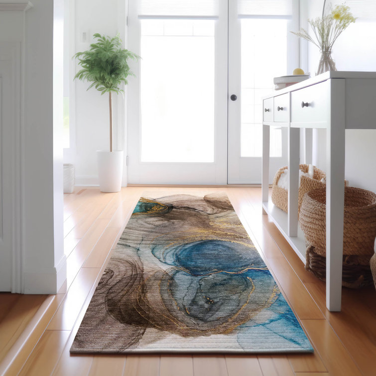 Premium Machine Washable Cerrito AMF513 Beige Rug