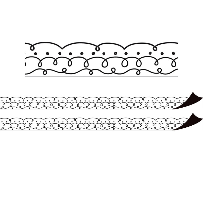 Bordure magnétique Squiggles and Dots