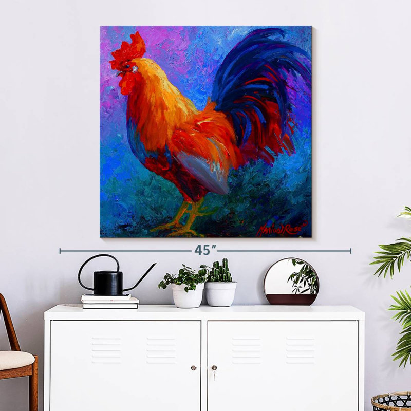 Brampt Rooster Bob, 33" H x 33" W