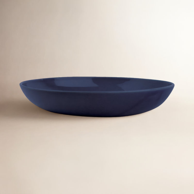 Bol à pâtes en porcelaine Bisque Canvas Home, Indigo