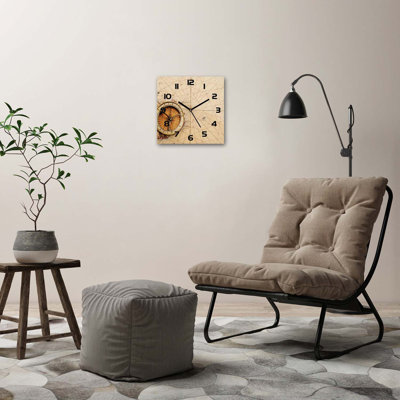 Glass Wall Clock