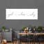 Motivation, impression sur toile, "Good Vibes Only Calligraphy"-92517241