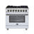 Massimo 36 in. Dual Fuel Range White-116499869