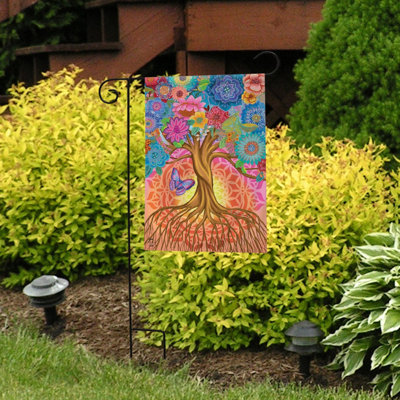 Tree of Life Inspirational Garden Flag