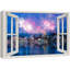 Fenêtre de paysage «Window View Australie Sydney Fireworks Parade Celebrations & Holidays Nature Images Landscape» sur toile-98448772