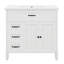 Ensemble de meuble-lavabo 36 po avec lavabo en céramique, 2 tiroirs et 2 portes, ensemble de meuble-lavabo simple avec cadre solide et panneau de fibres à densité moyenne-1102642725