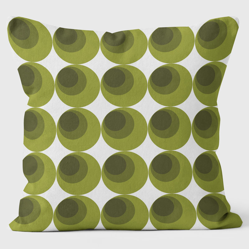 Small Circles Abstract Cushion