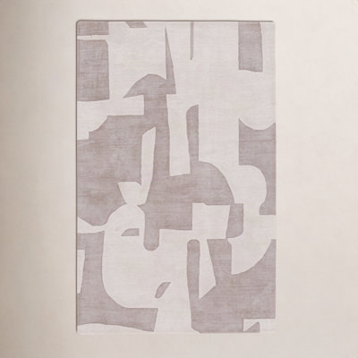 Tapis taupe / crème Kincaid
