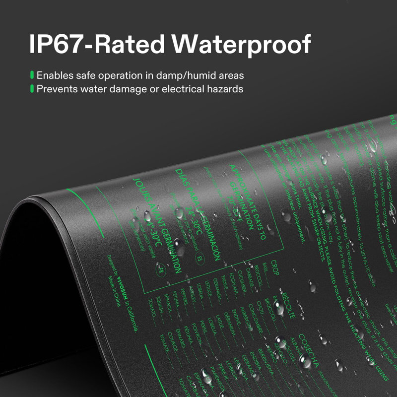 Durable Waterproof Seedling Heat Mat
