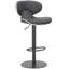 Hephaestus Swivel Upholstered Adjustable Height Counter Stool with Metal Frame-152155080