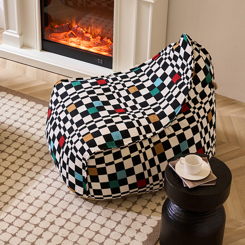 Retro and nostalgic bean bag sofa