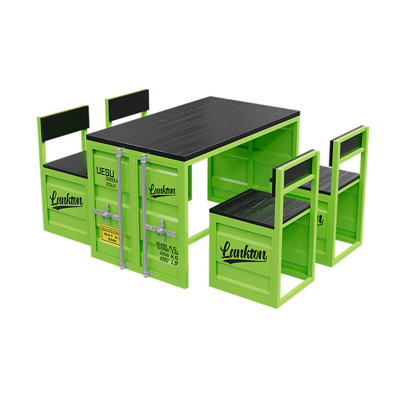 Ensemble de salle à manger rectangulaire L 47,3 po x l 27,6 po Mykena, Vert, Vert / noir