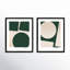 You And Me In Green Set Of 2 by Lee Lessem-69934587-69934588
