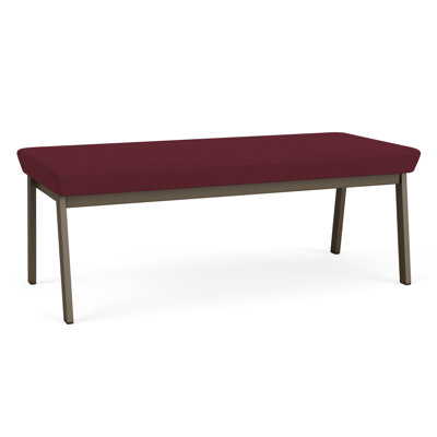 Newport Waiting Reception 2 Seat Bench Metal Frame