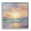 Highland Dunes Coastal Sunset Reflection, estampe numérique encadrée, conception par LSR Design Studio-664306652