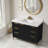 Radena 48" Bathroom Vanity Ceramic Sink Top With Backsplash, Pre-assembled Bathroom Cabinet-106503608