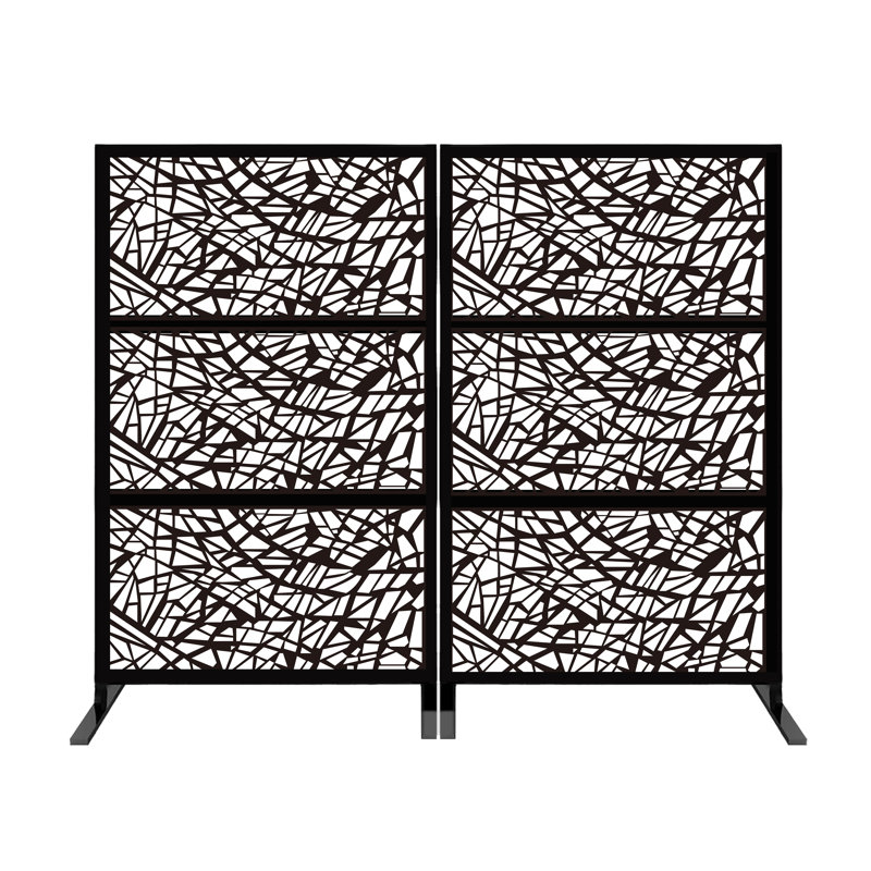 Laser Cut Metal Privacy Stand