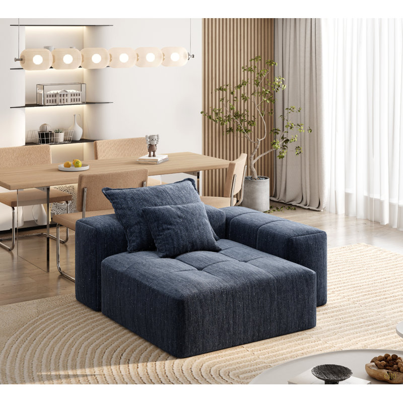 Canapé modulaire surdimensionné Modern, Bleu