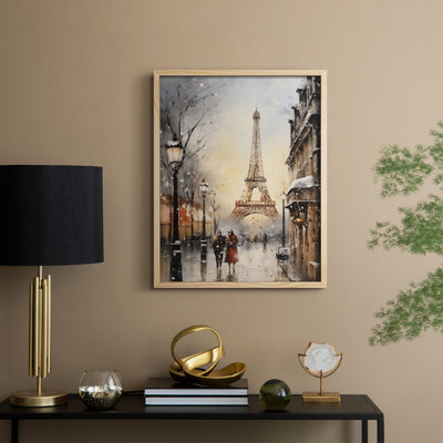 «Christmas Holiday Art DLIX», reproduction encadrée - bois massif