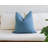 Ocean Blue Textured 2 Pillow Set
