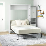 Luka Murphy Bed with Storage Cabinet (90W) 