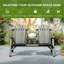 Solid Wood Fir Outdoor Bench